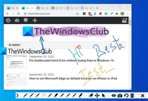 Лучшее бесплатное программное обеспечение для рисования на экране ПК с Windows 10 - ZanZ