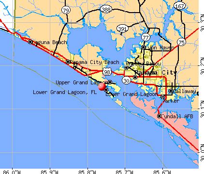 Lower Grand Lagoon, Florida (FL 32408) profile: population, maps, real estate, averages, homes ...