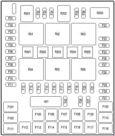 2004 Ford F150 Fuse Box Layout