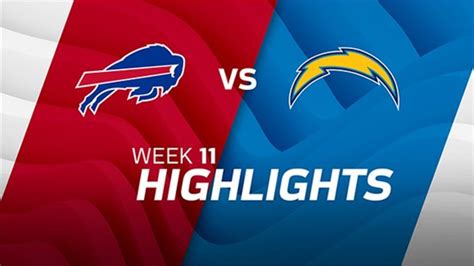 Buffalo Bills vs. Los Angeles Chargers highlights | Week 11