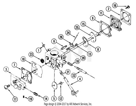 Poulan Chainsaw Carburetor Diagram