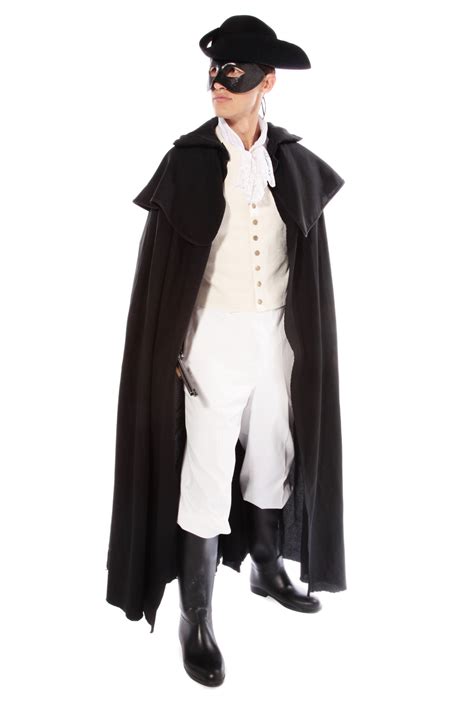 DICK TURPIN HIGHWAYMAN COSTUME W MASK & TRICORN HAT - Costume Boutique