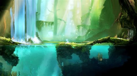 Underwater Waterfall Live Wallpaper - WallpaperWaifu