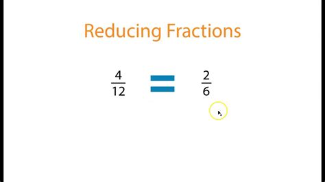 How to Reduce Fractions - YouTube