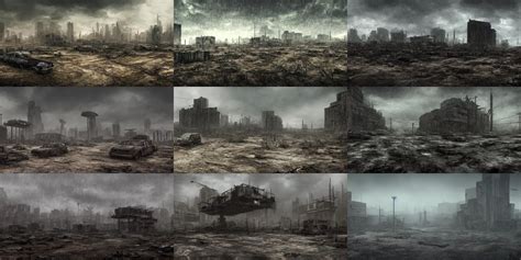 Dystopian wasteland, cinematic style, ultra realistic, | Stable Diffusion | OpenArt