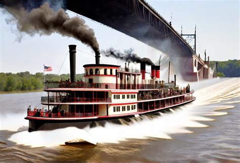 Steam Boat on Mississippi Paddle Steamer realistic by mmsopen3 on ...