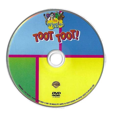 The Wiggles- Toot, Toot! 2007 DVD Disc by Jack1set2 on DeviantArt