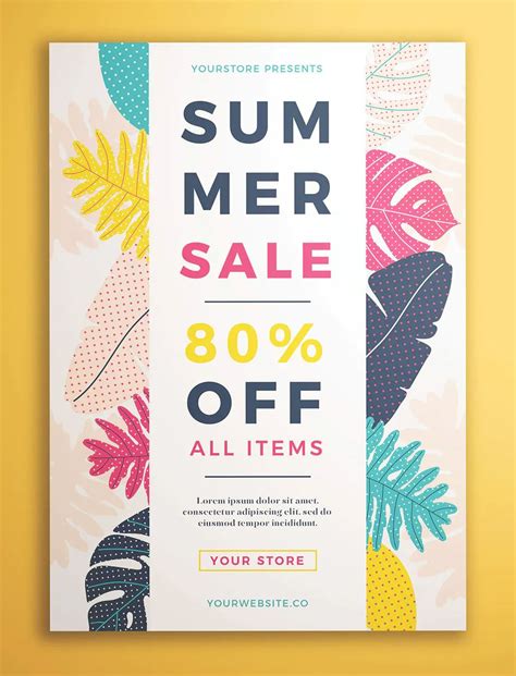 Summer Sale Flyer Vol. 01 by KMZVRLab on Envato Elements in 2021 | Sale ...