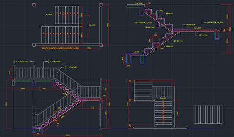 Concrete Stairs – Free CAD Block And AutoCAD Drawing