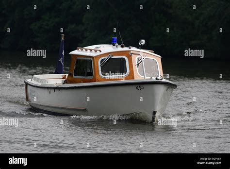 police river patrol boat river Bure Norfolk Broads Stock Photo - Alamy