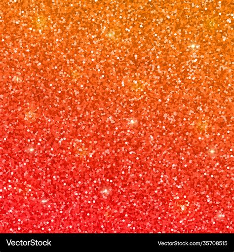 Orange red glitter background Royalty Free Vector Image