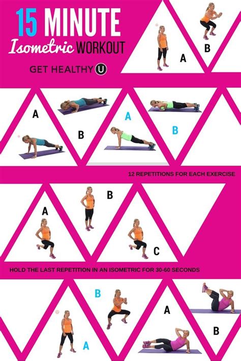 Isometric exercises, Exercise and Total body workouts on Pinterest