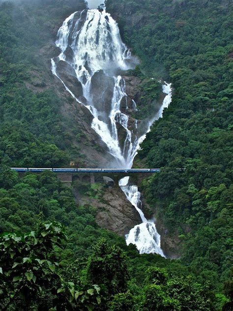 Capture D World: Dudhsagar Falls | Dudhsagar Falls in Goa |Dudhsagar ...