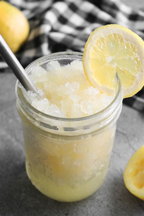 Easy Homemade Frozen Lemonade - Clean Green Simple