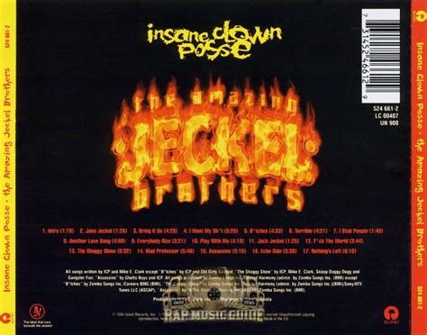 Insane Clown Posse - The Amazing Jeckel Brothers: CD | Rap Music Guide