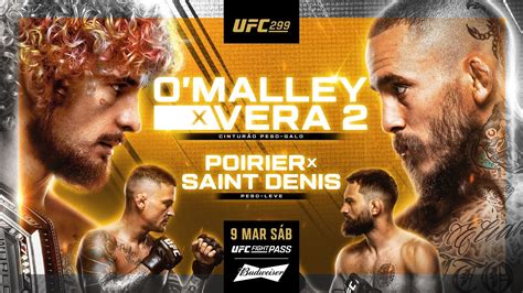 Assista ao vivo às primeiras lutas do UFC 299: O'Malley x Vera 2 | Band