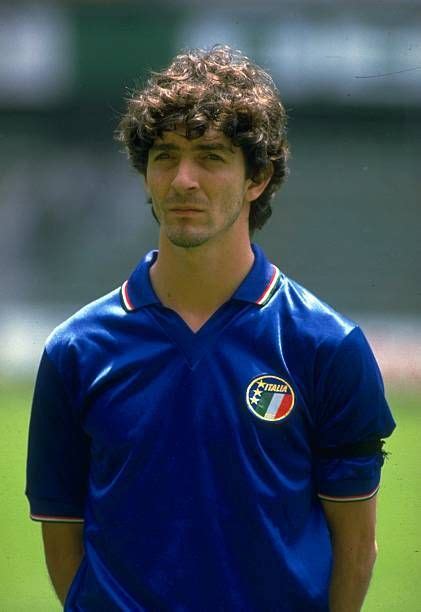 Portrait of Paolo Rossi the Italian Centre Forward during a Summer tour of Mexico Mandatory ...