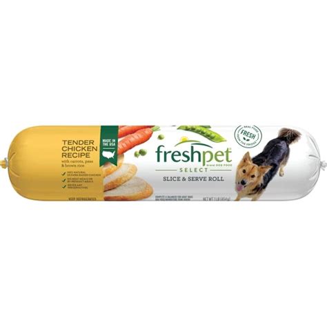 Freshpet Select Roll Tender Chicken And Vegetable Recipe Refrigerated ...