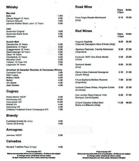 Lounge - Novotel London West Menu - Zomato UK