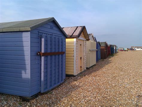 Beach huts on Hayling Island