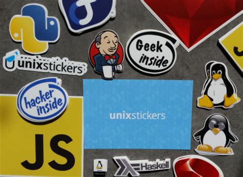 Unix Stickers for Your Laptop