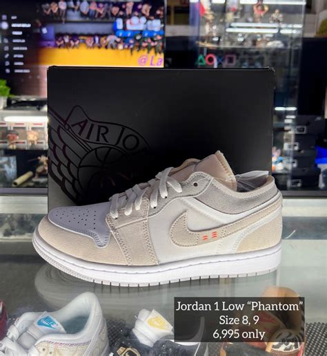 Jordan 1 Low "Phantom", Men's Fashion, Footwear, Sneakers on Carousell