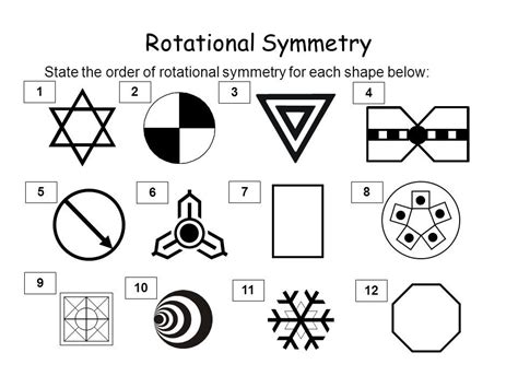 Image result for rotational symmetry worksheet with answers | Symmetry worksheets, Practices ...