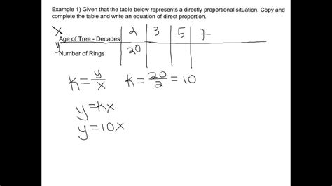 Direct Proportion Equations part 2 - YouTube