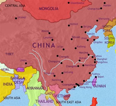 Map of China in 1960: Chinese History under Mao Zedong | TimeMaps