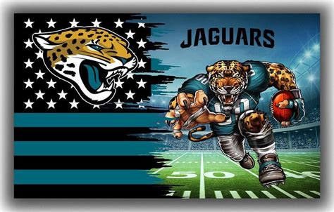 Jaguars 3D Mascot Flag – US Sports Nation