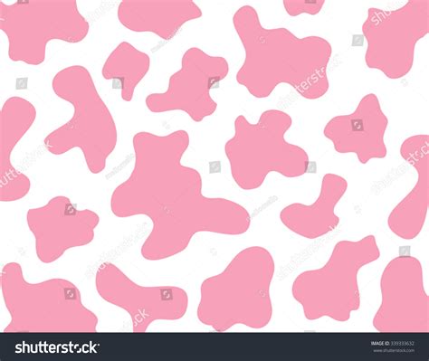 Pink Cow Texture, Background, Backdrop, Pattern, Wallpaper, Vector Image - 339333632 : Shutterstock