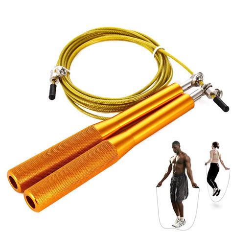 Jump Rope Crossfit Professional Training adjustable Cable High Speed Skipping Speed Rope double ...