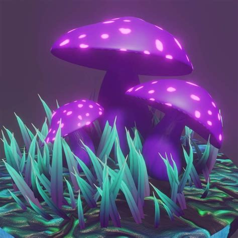 Mushroom 3d, Mushroom Drawing, Color Theory Projects, Glowing Mushrooms, Earth Fairy, Mushroom ...