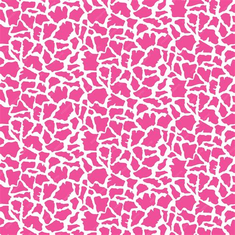 Premium Vector | Pink giraffe print