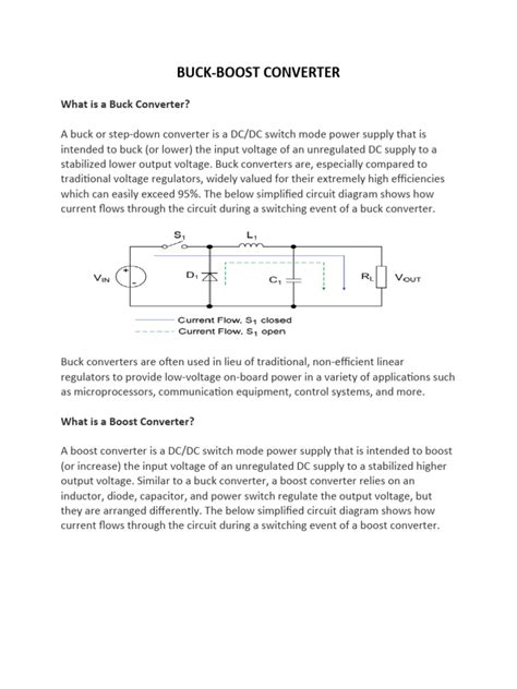 BUCK-BOOST CONVERTER OFFICIAL | PDF | Quantity | Metrology