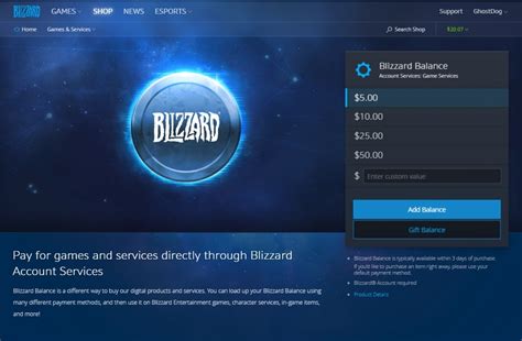 Blizzard Balance Gifting Now Available! — All News — Blizzard News