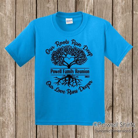 Family Reunion T Shirt - your family name, year, and even location if ...