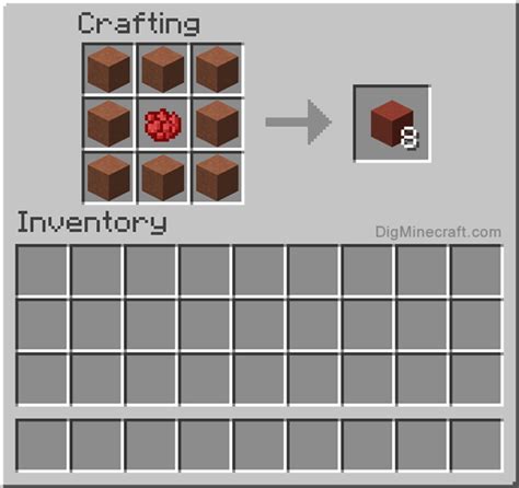 How to make Red Terracotta in Minecraft