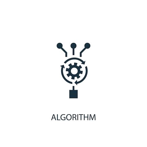 Premium Vector | Algorithm icon. simple element illustration. algorithm symbol design from ...