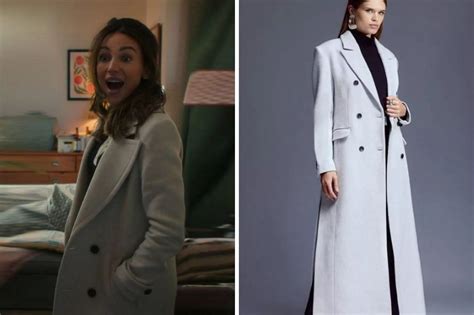 How to shop Michelle Keegan's Fool Me Once wardrobe – including Karen Millen white wool coat ...