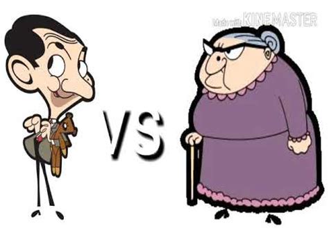 Mr.bean vs his grandma - YouTube