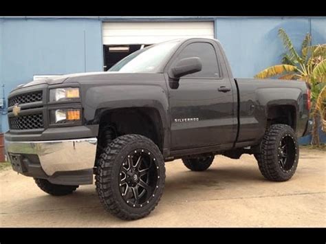 Lifted 2014 Chevy Silverado Gmc Sierra Single Cab 6inch Lift Fuel ...