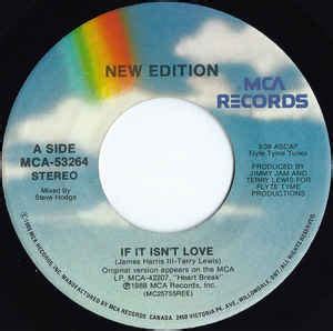 New Edition - If It Isn't Love (1988, Vinyl) | Discogs