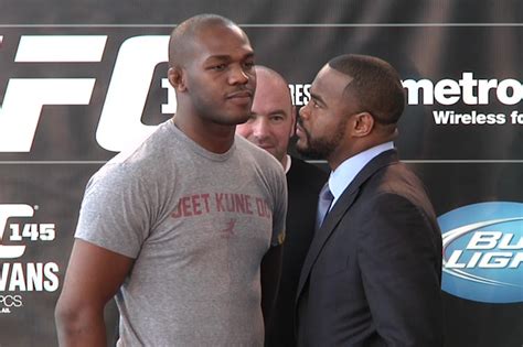 Jon Jones, Rashad Evans Reignite Rivalry as UFC 145 Buildup Begins - MMA Fighting