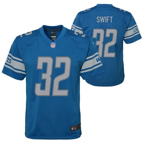 Detroit Lions Youth Swift #32 Jersey - Vintage Detroit Collection