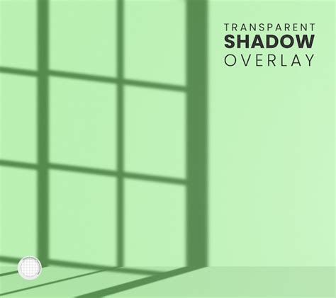 Free PSD | Transparent shadow overlay of window and curtain