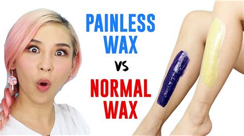 Painless Wax Vs Normal Wax - YouTube