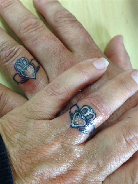 Ring tattoos on Pinterest | Claddagh Rings, Claddagh Wedding Ring ... | Ring tattoo designs ...