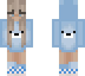 Wallibear Normal Clothing (Merch Idea) | Minecraft Skin