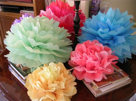 Imagine Out Loud: Tissue Paper Pom Poms